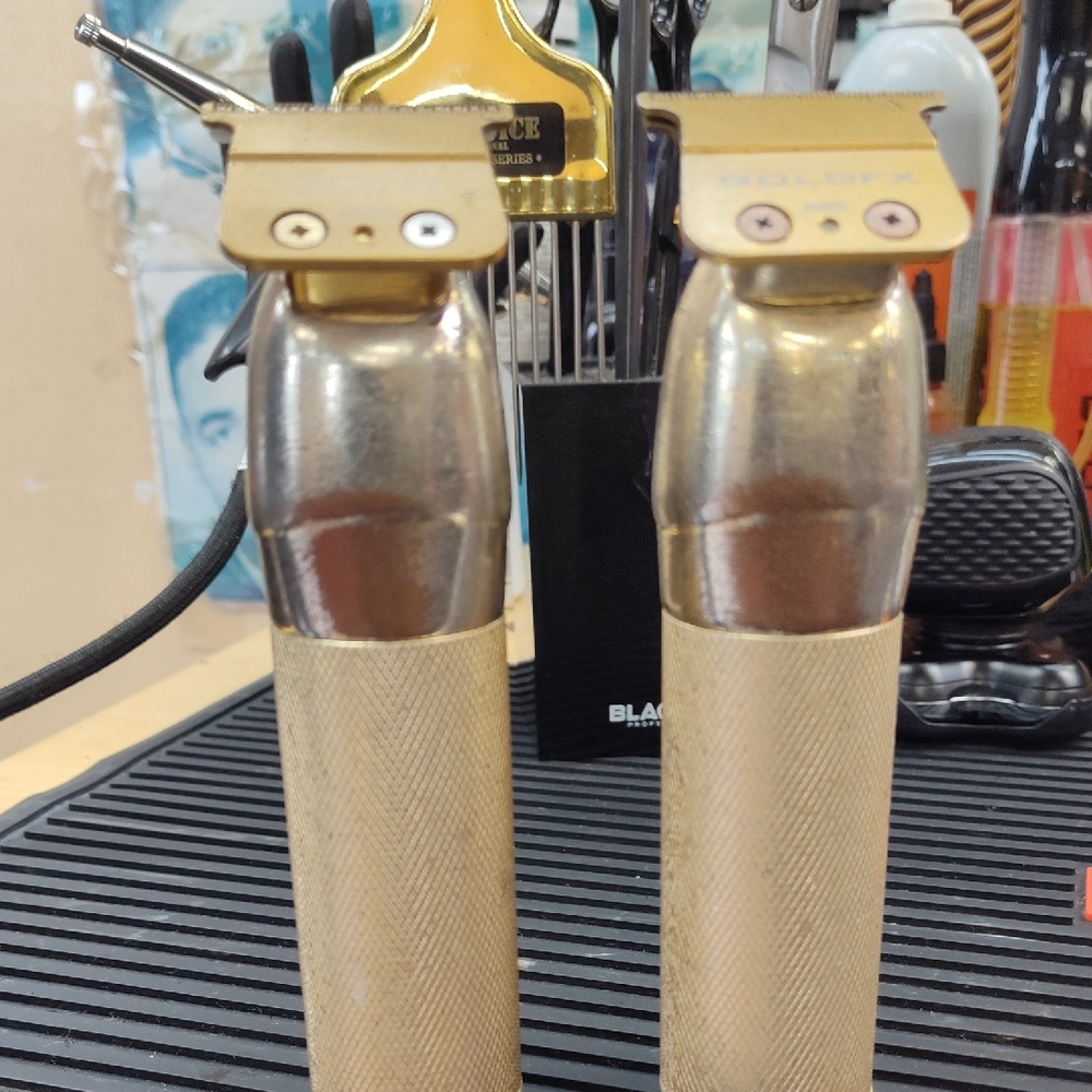 Gold Hair Clippers Set